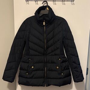 MICHAEL Michael Kors Black Puffer Jacket